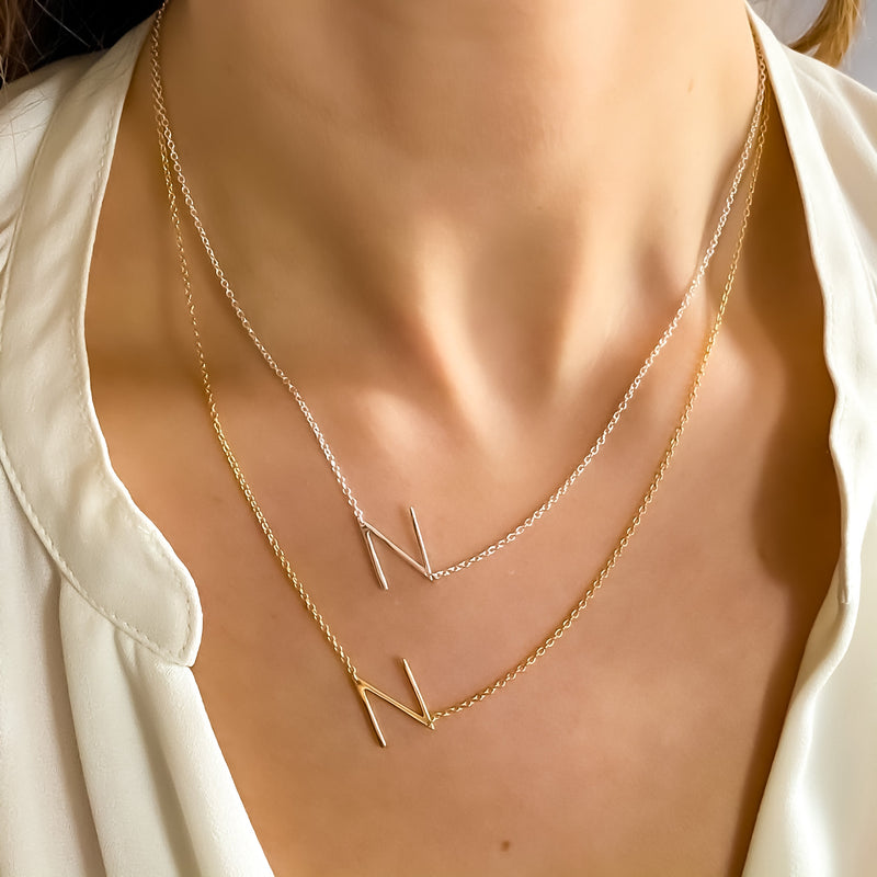 Letter N Necklace