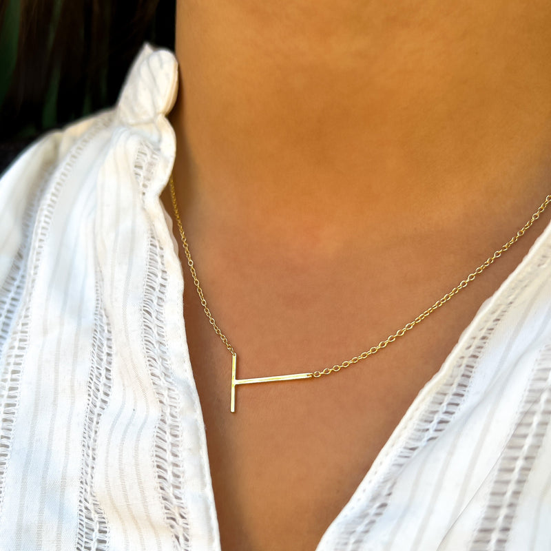 Letter T Necklace