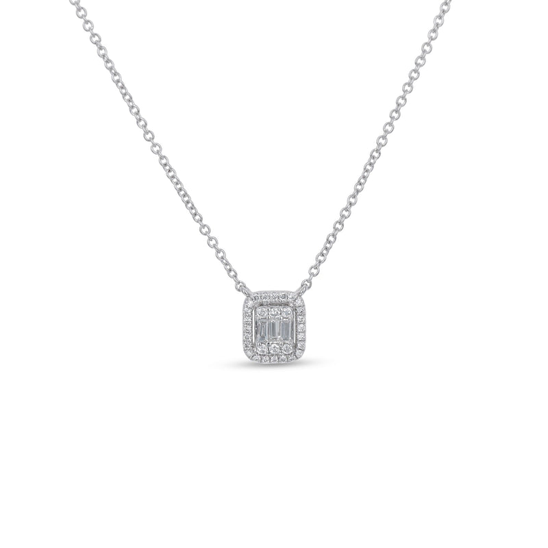 Modern Halo Necklace