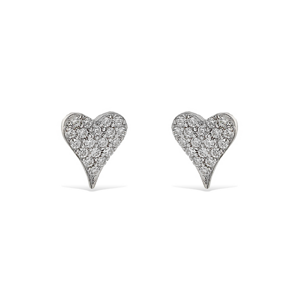 Heart Stud Earrings