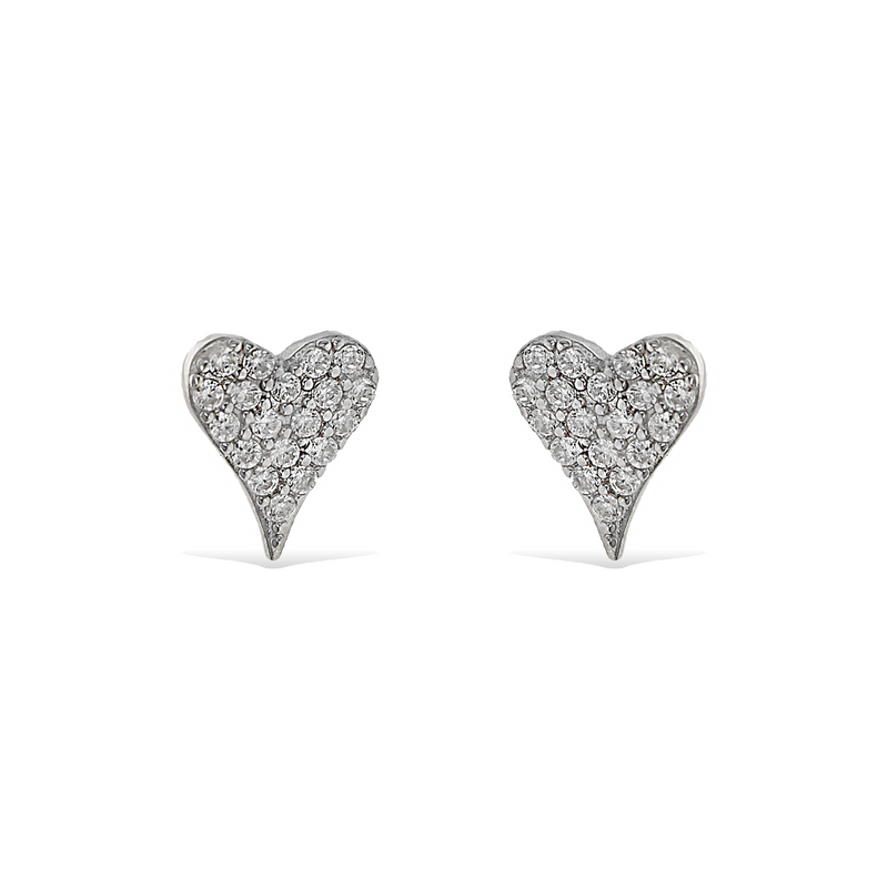 Heart Stud Earrings