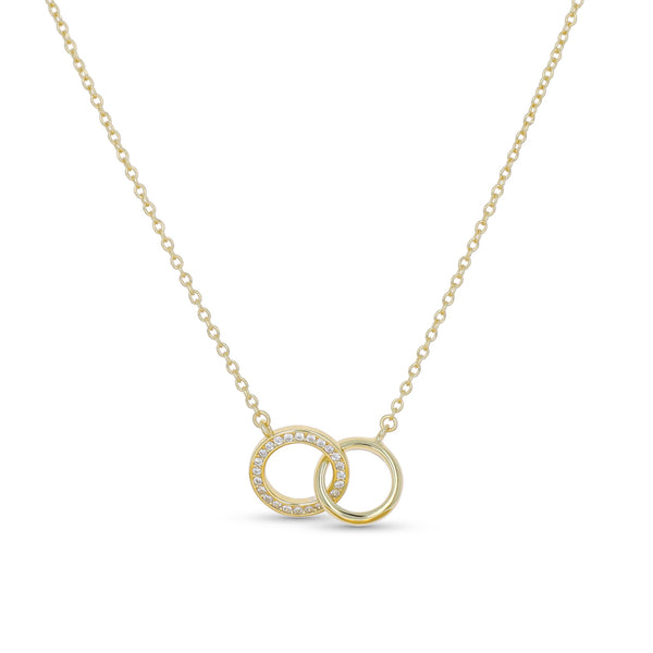 Infinity Oval Necklace