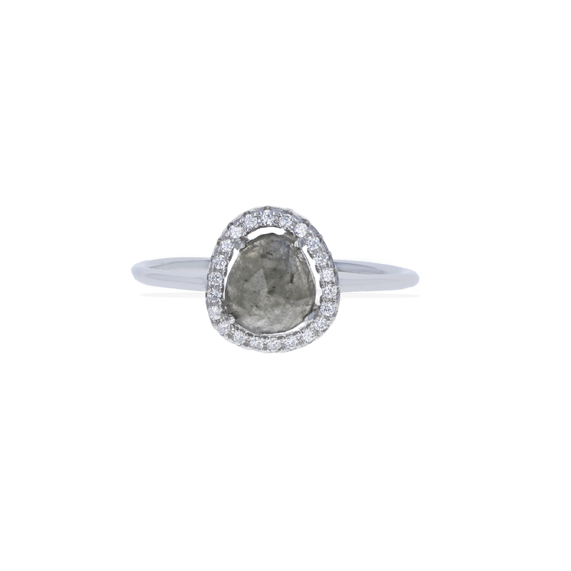 Free Form Labradorite Ring