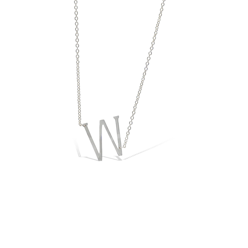 Letter W Necklace