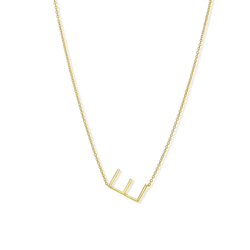 Letter E Necklace