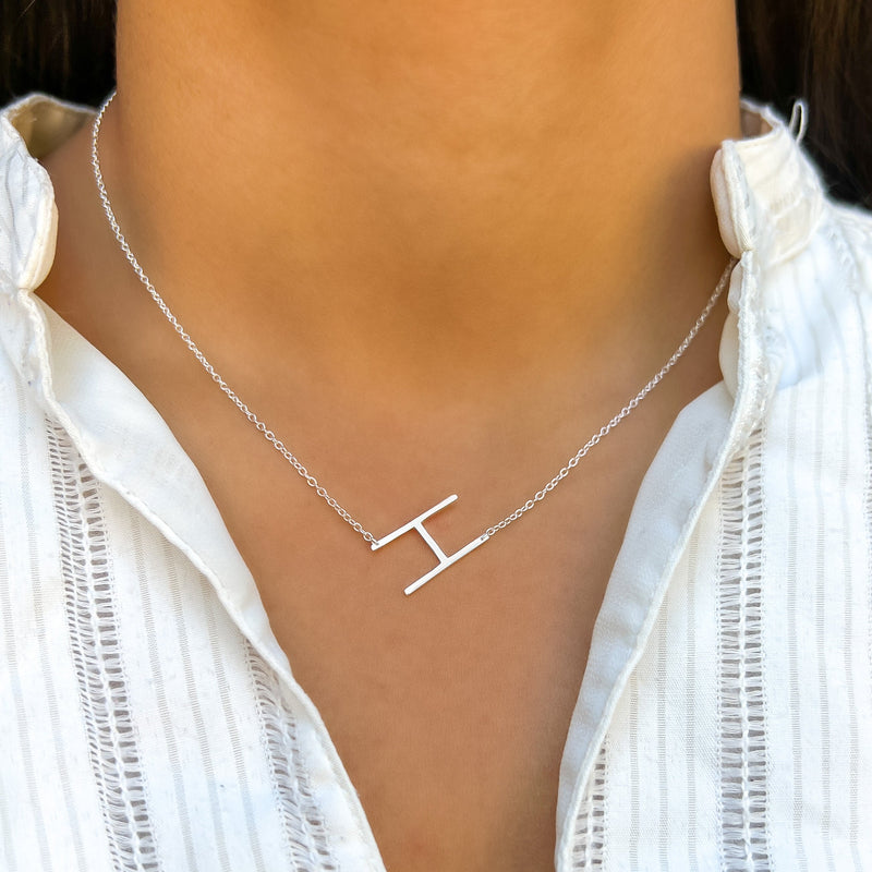 Letter H Necklace