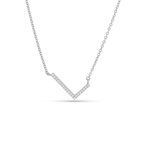 Cz Letter L Necklace