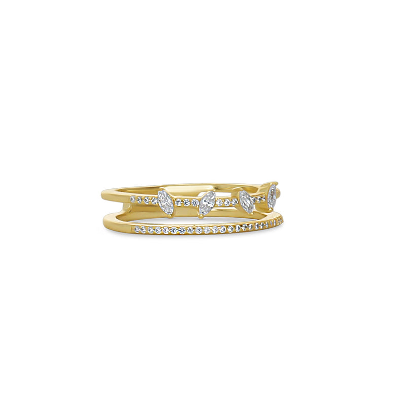 Marquise Layered Ring