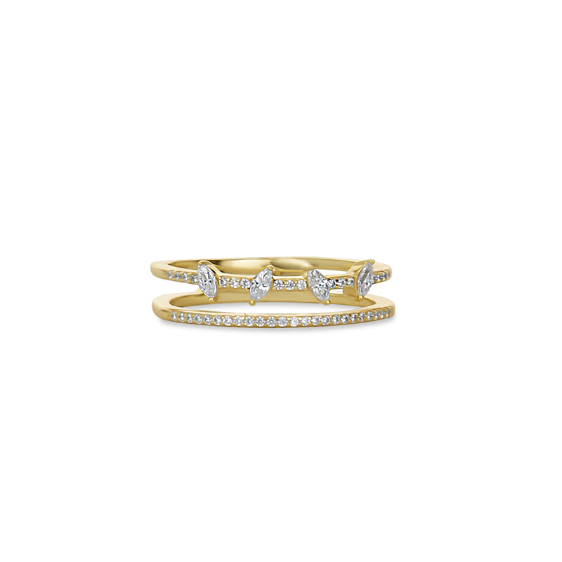 Marquise Layered Ring