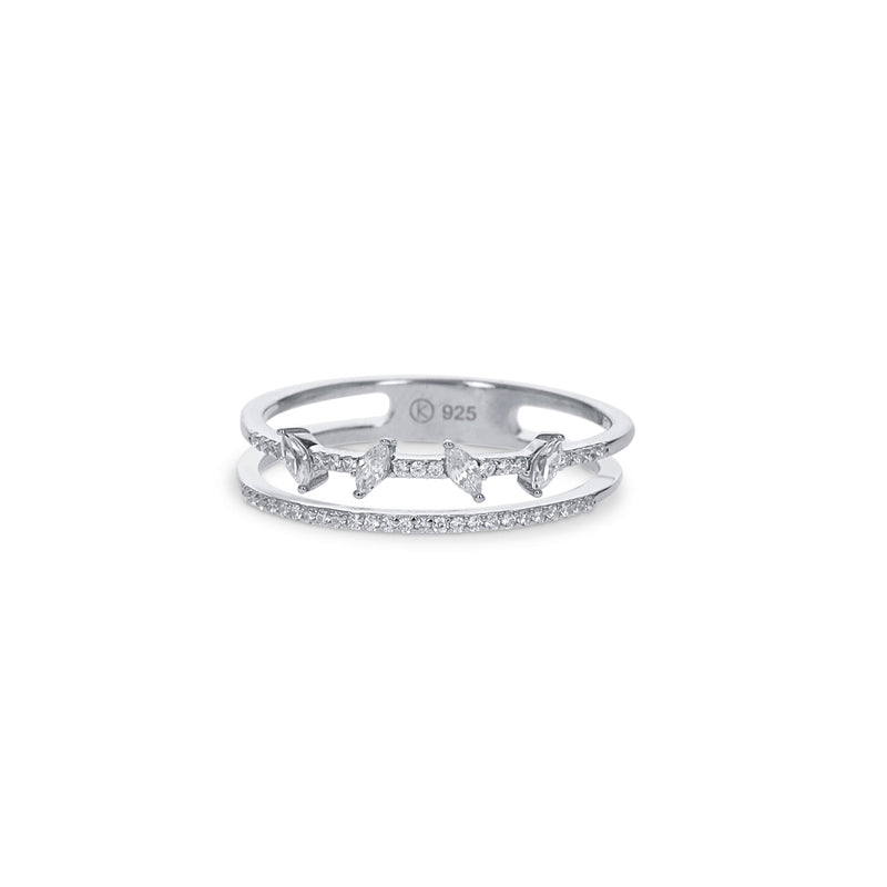 Marquise Layered Ring