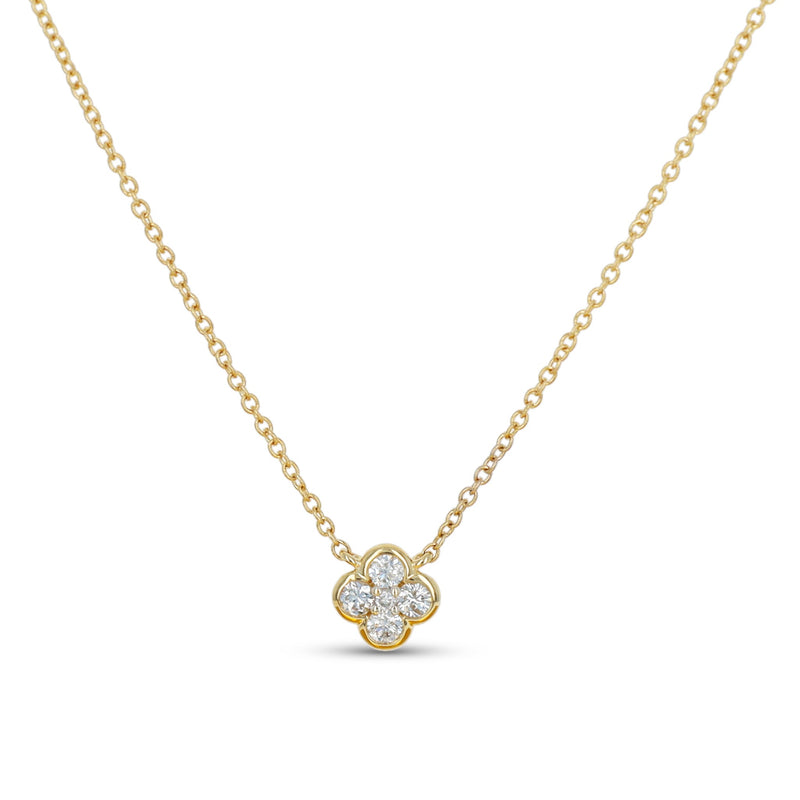 Diamond Clover Necklace