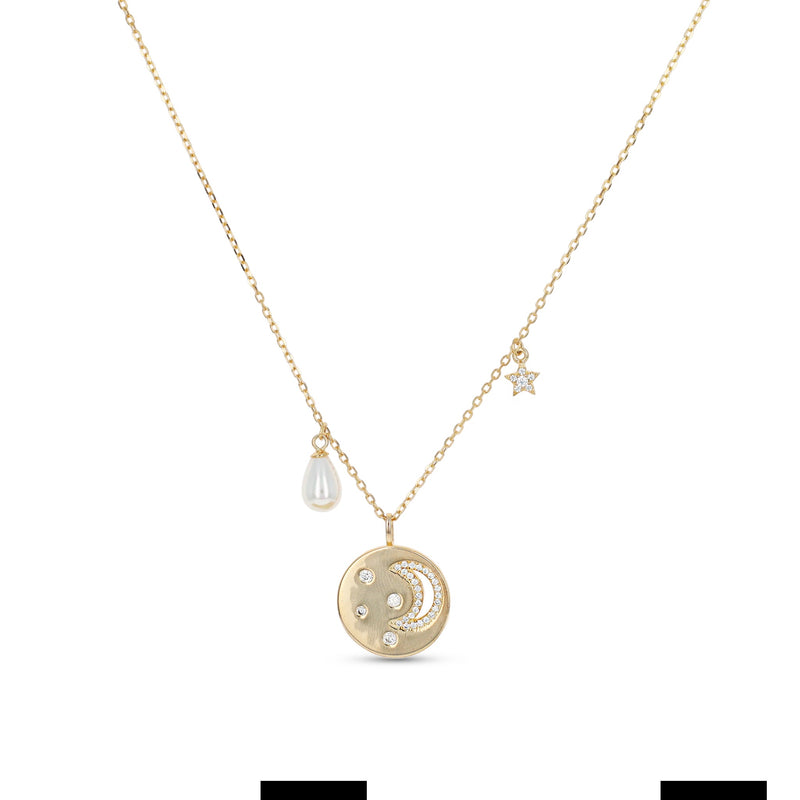 Moon & Star Necklace