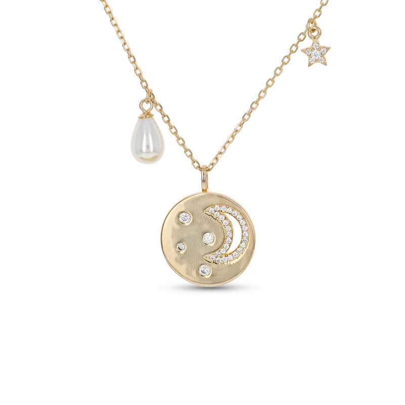 Moon & Star Necklace