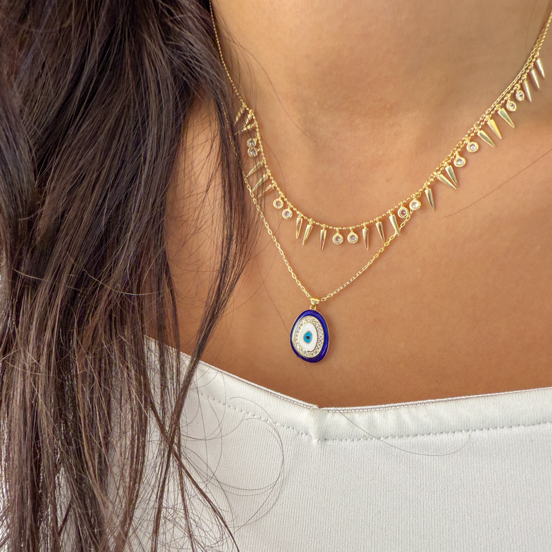 Colorful Evil Eye Necklace