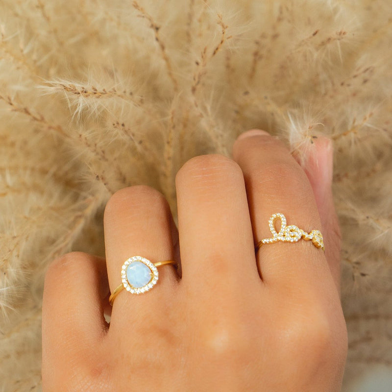 Free Form Opal Ring
