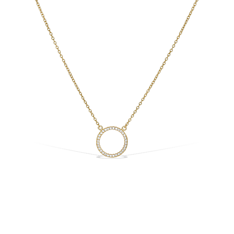 Classic Open Circle Necklace