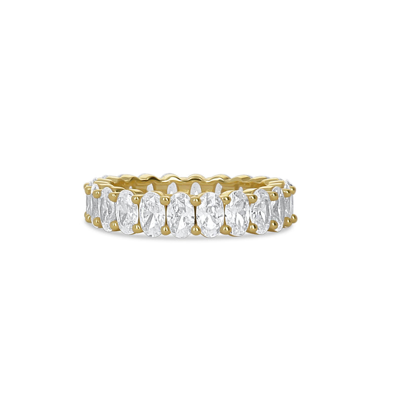 Oval Eternity Band