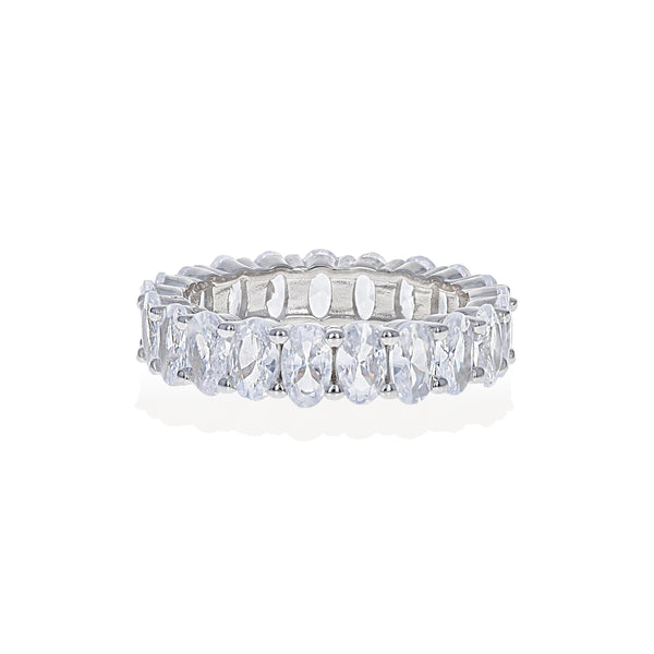 Oval Eternity Band