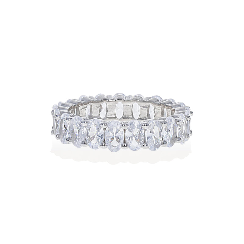 Oval Eternity Band