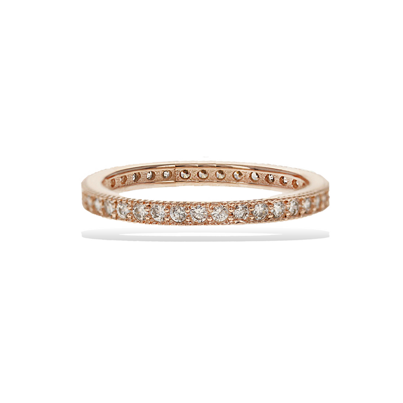 Rose Pave Ring