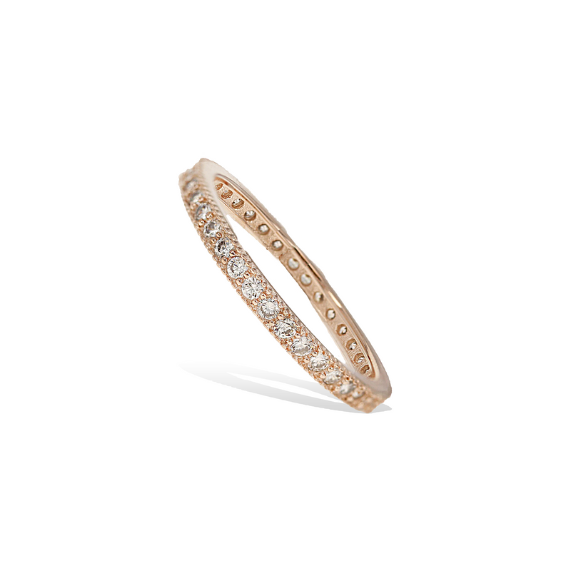 Rose Pave Ring