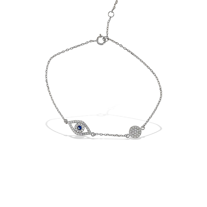Evil Eye & Disc Bracelet