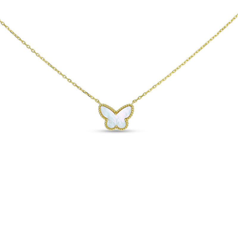 Pearl Butterfly Necklace
