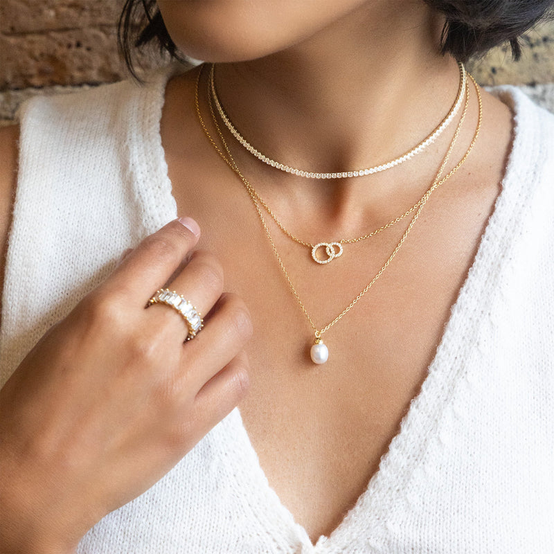 Interlocking Circle Necklace