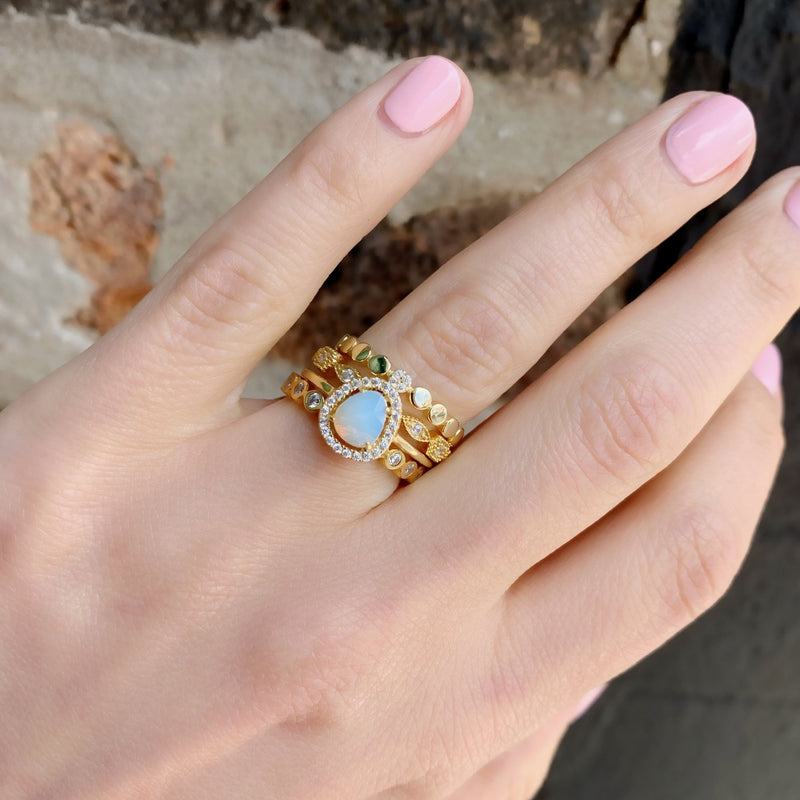 Free Form Opal Ring