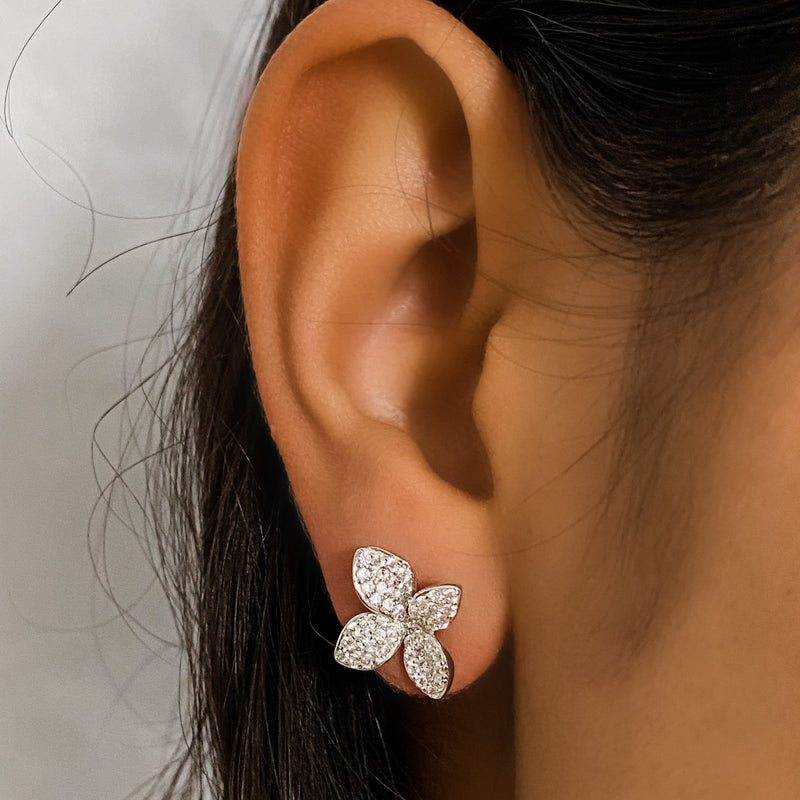 Gardenia Stud Earrings