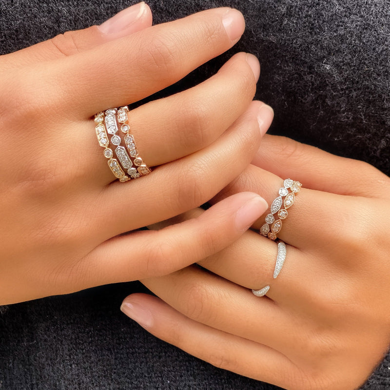 Diamond Art Deco Yellow Gold Ring