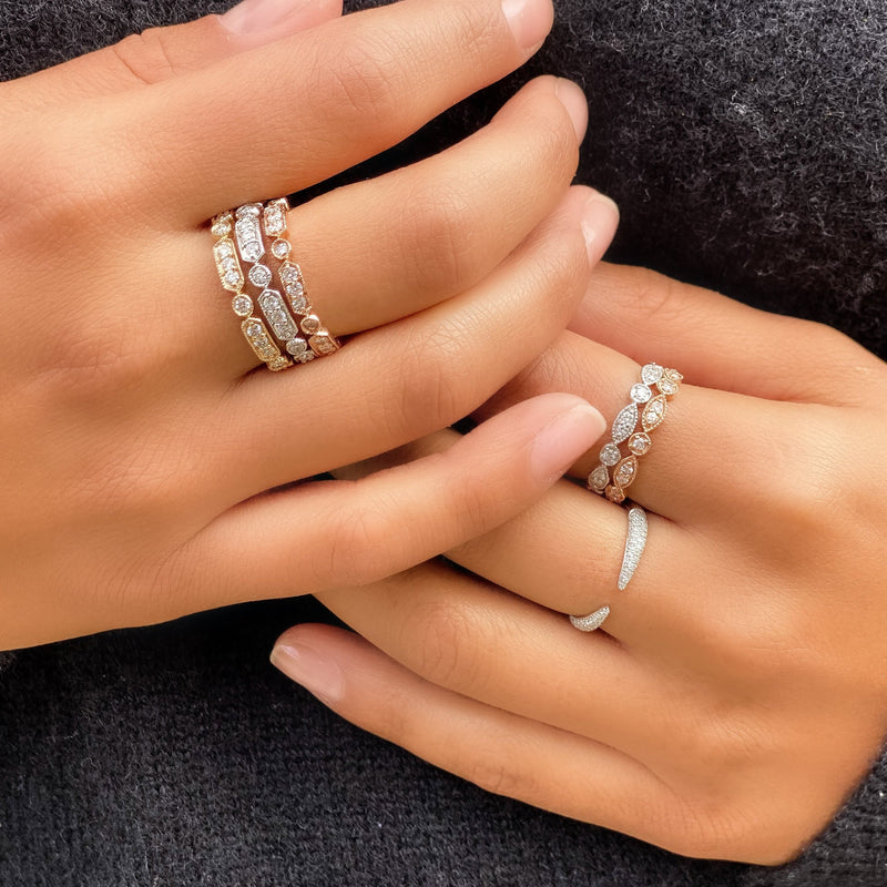 Diamond Marquise Eternity Band