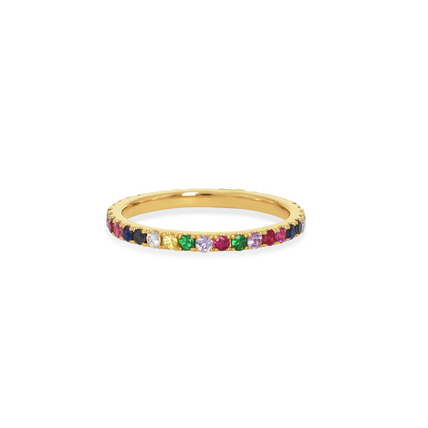 Rainbow Gemstone Ring