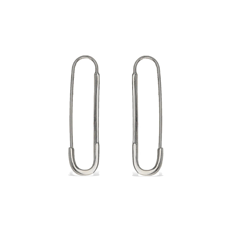 Safety Pin Hoops