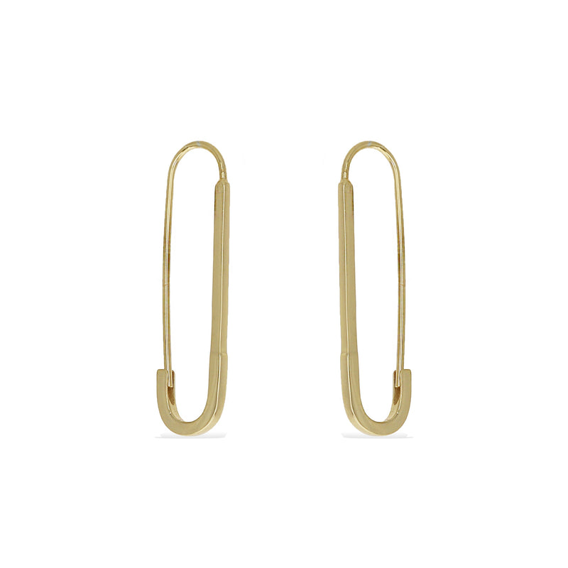 Safety Pin Hoops