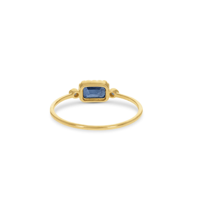 East West Sapphire Ring
