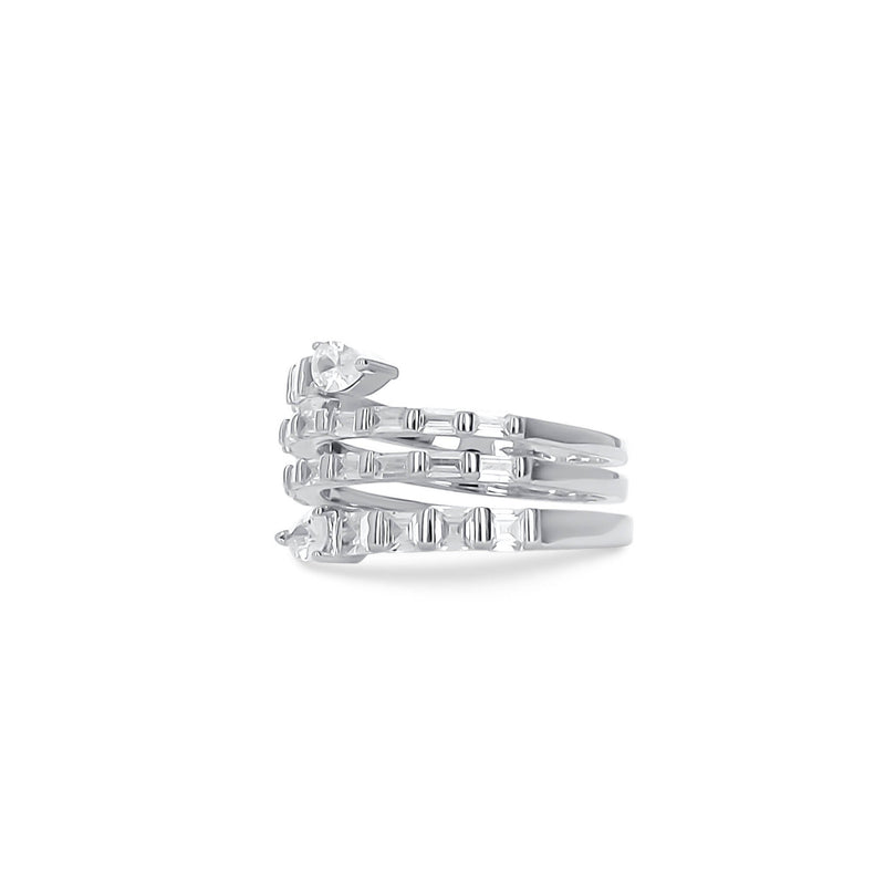 Triple Row Wrap Ring