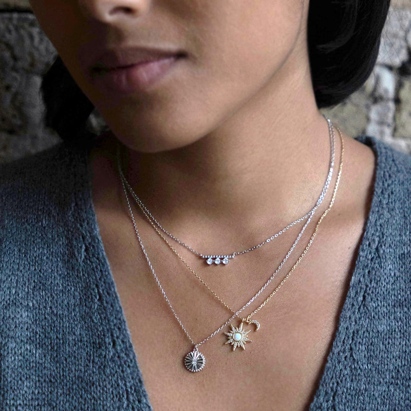 Dotted Bar Necklace