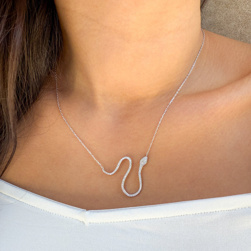 Bold Snake Necklace