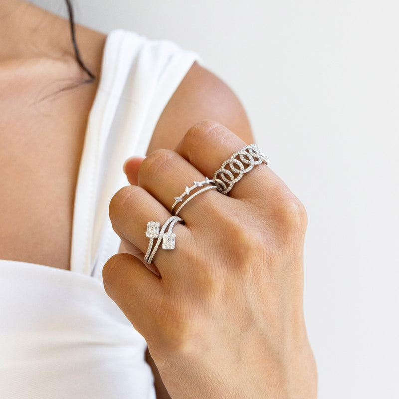 Marquise Layered Ring