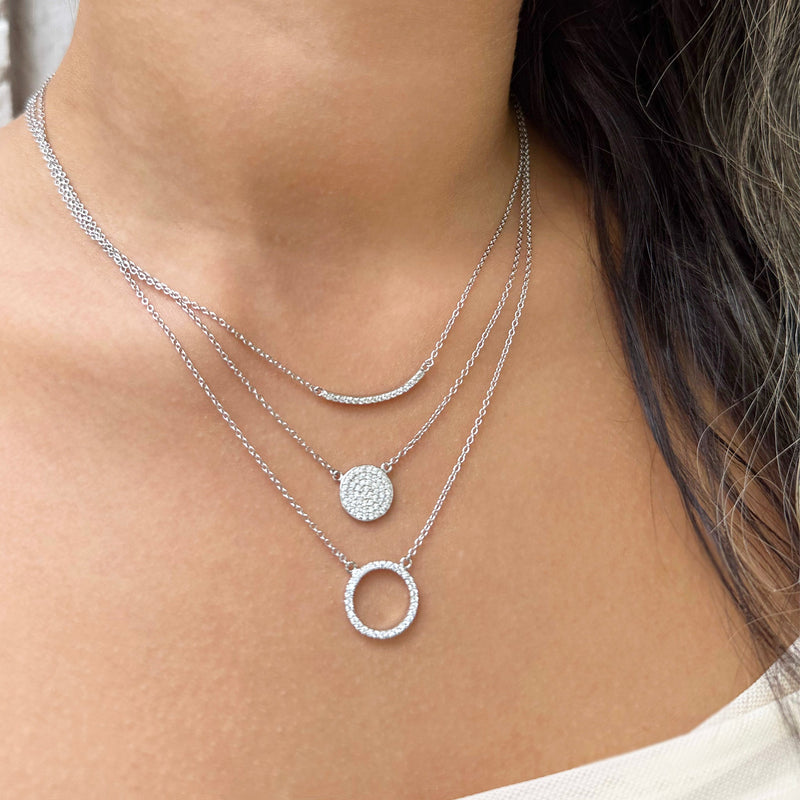 Classic Open Circle Necklace