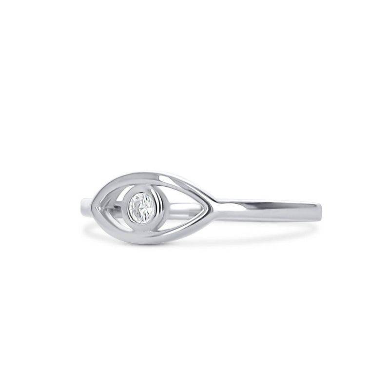 Simple Evil Eye Ring