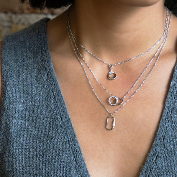 Oval Lock Necklace