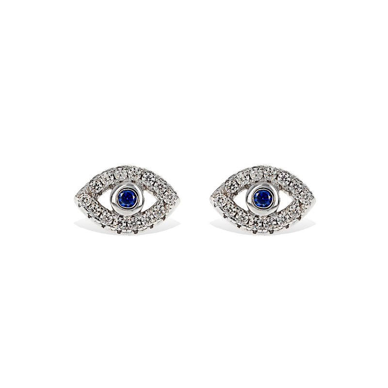 Evil Eye Stud Earrings