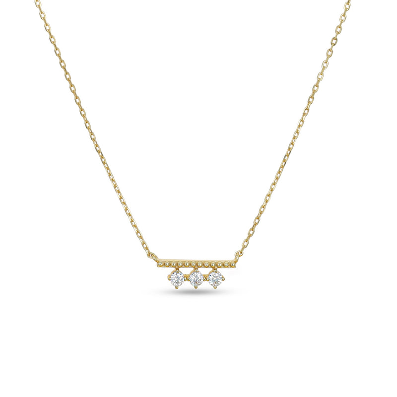 Dotted Bar Necklace