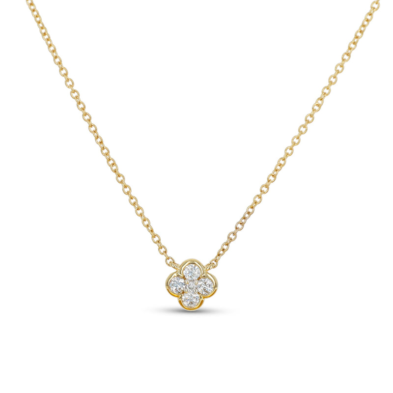 Diamond Clover Necklace