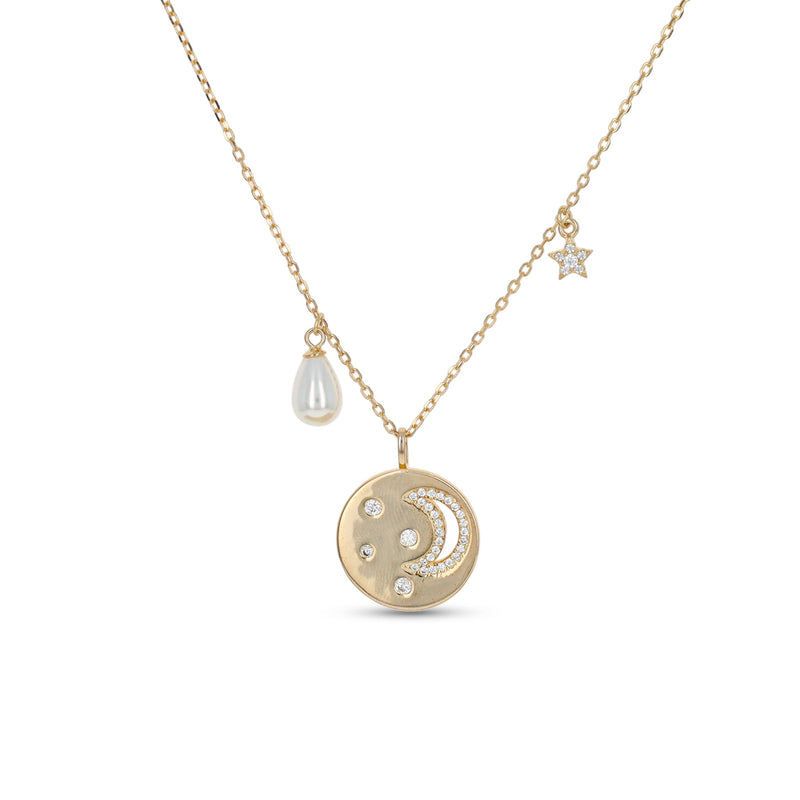 Moon & Star Necklace