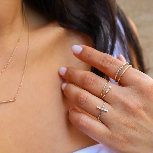 Minimalist Diamond Ring