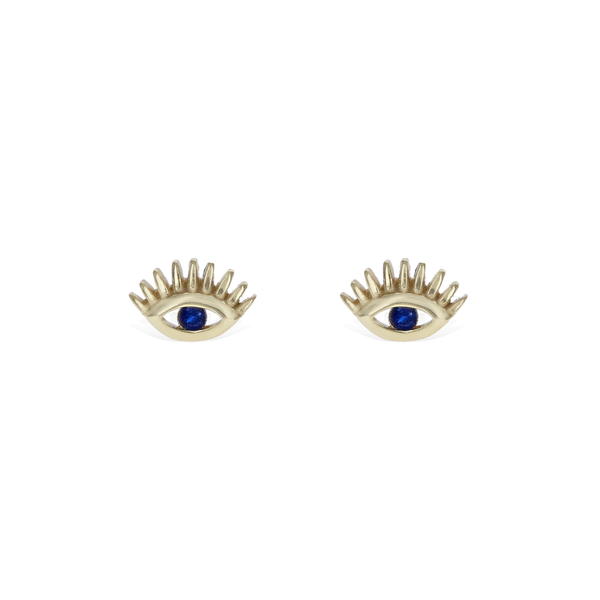 Wide Eyed Stud Earrings