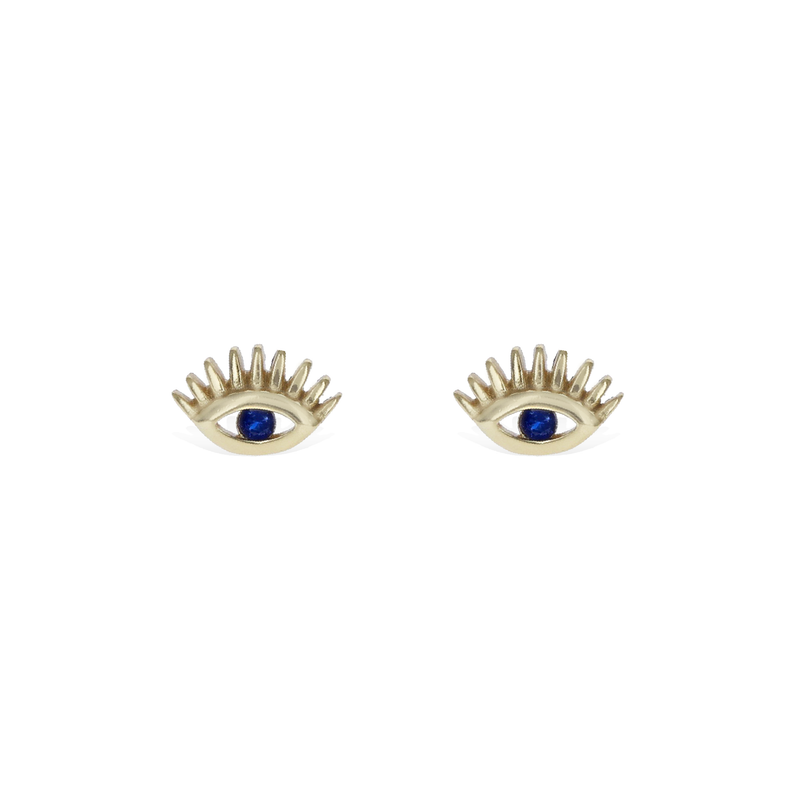 Wide Eyed Stud Earrings